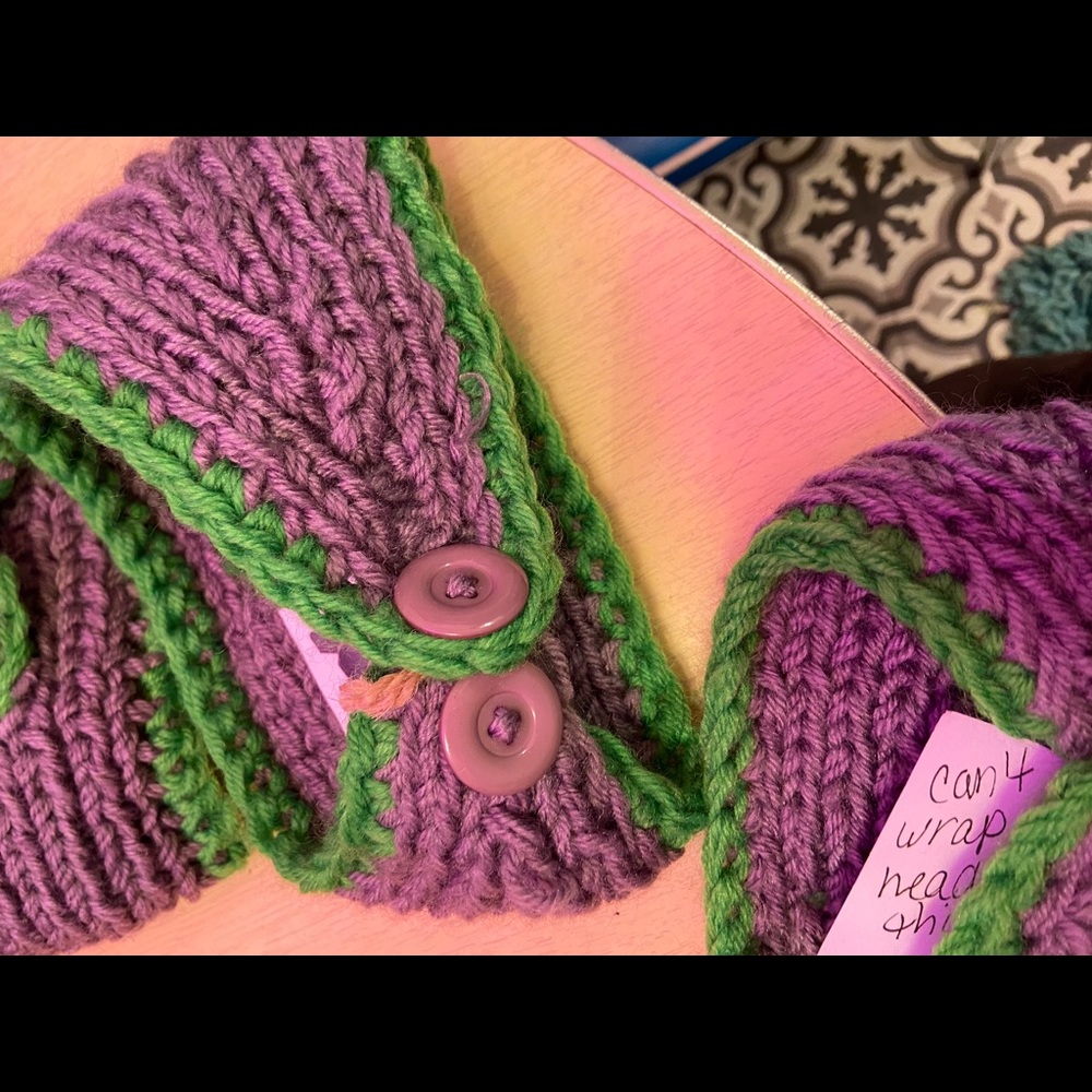 Knit head wrap - Picture 2 of 2